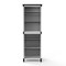 Luxor Modular Classroom Bookshelf - Narrow Stacked Modules with Casters and Tabletop MBSCB06 - alternate 3